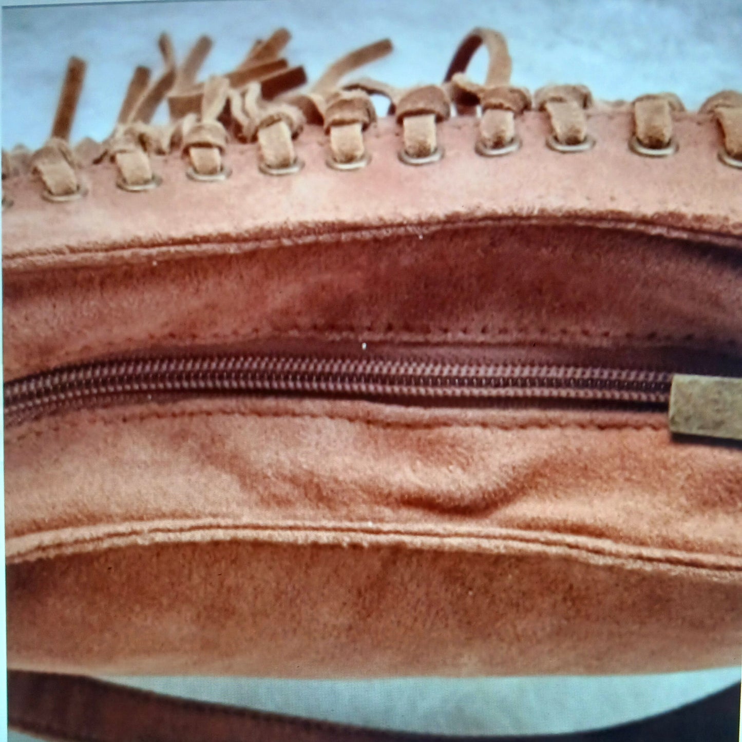 Vintage Suede Fridge Purse