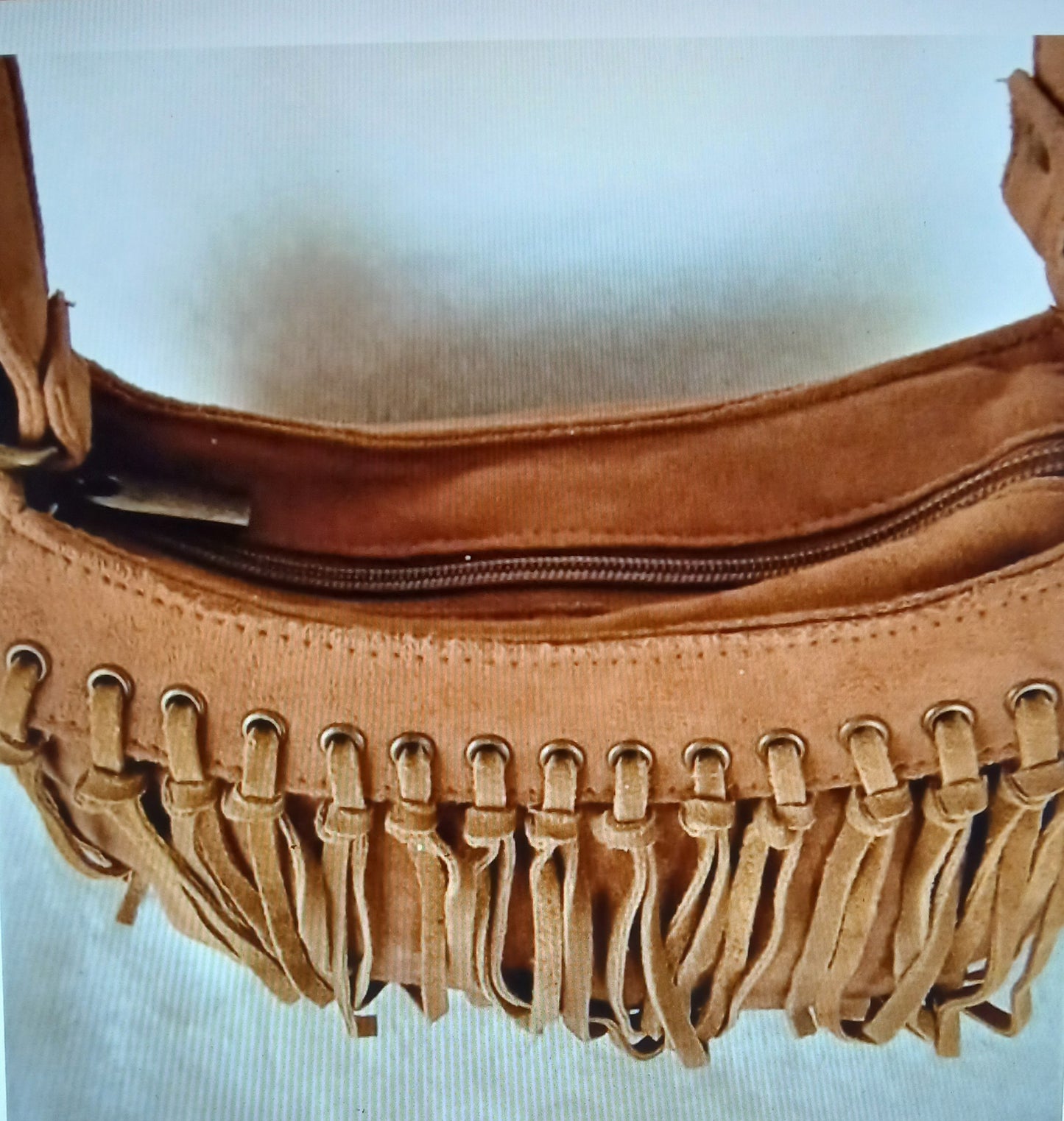 Vintage Suede Fridge Purse