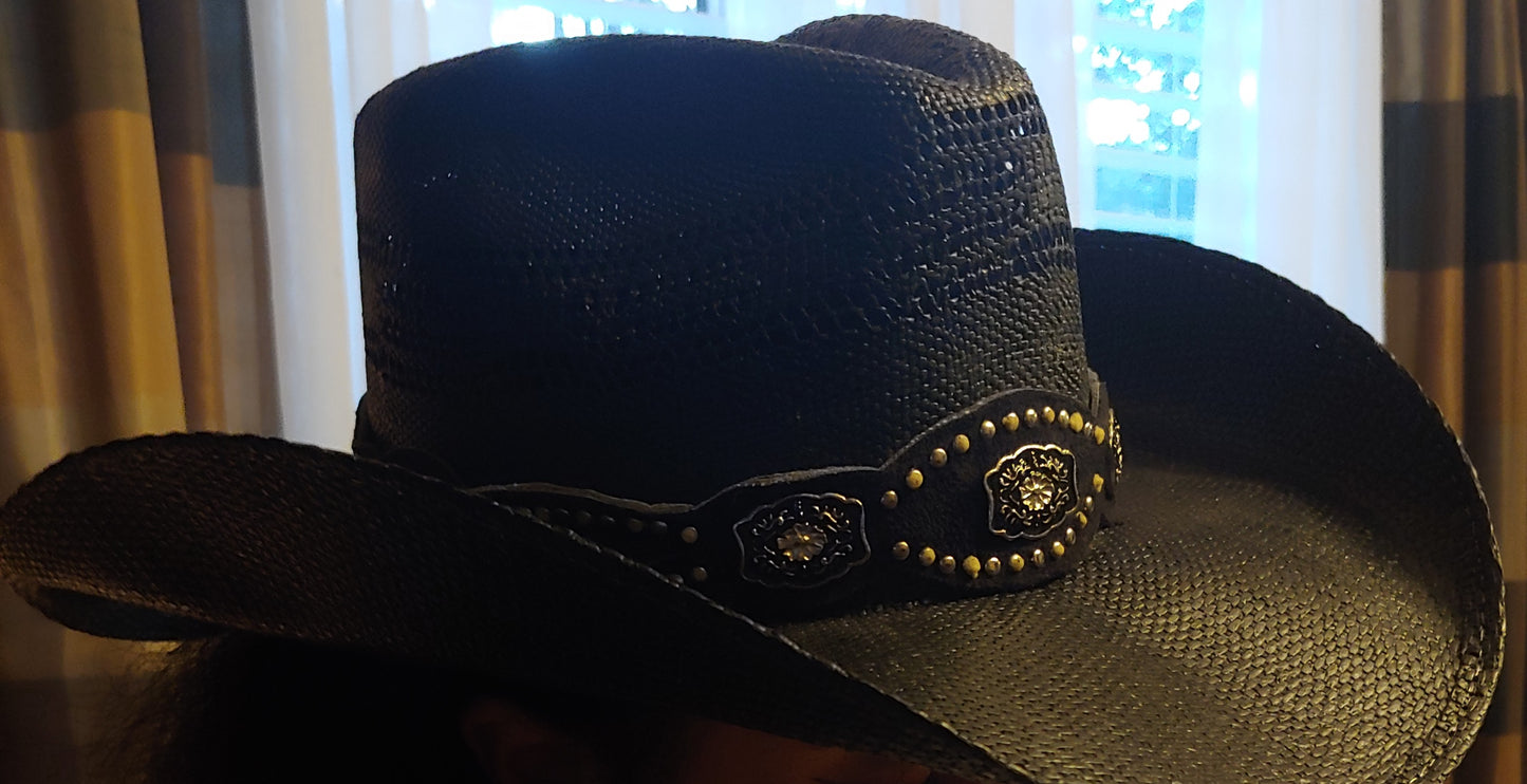 Bull Hide Cowboy Black Hat