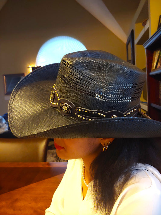 Bull Hide Cowboy Black Hat