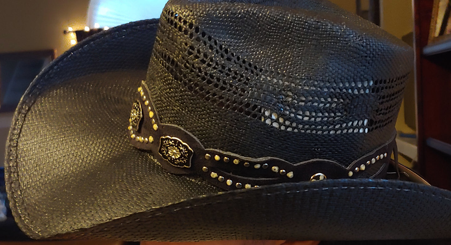 Bull Hide Cowboy Black Hat