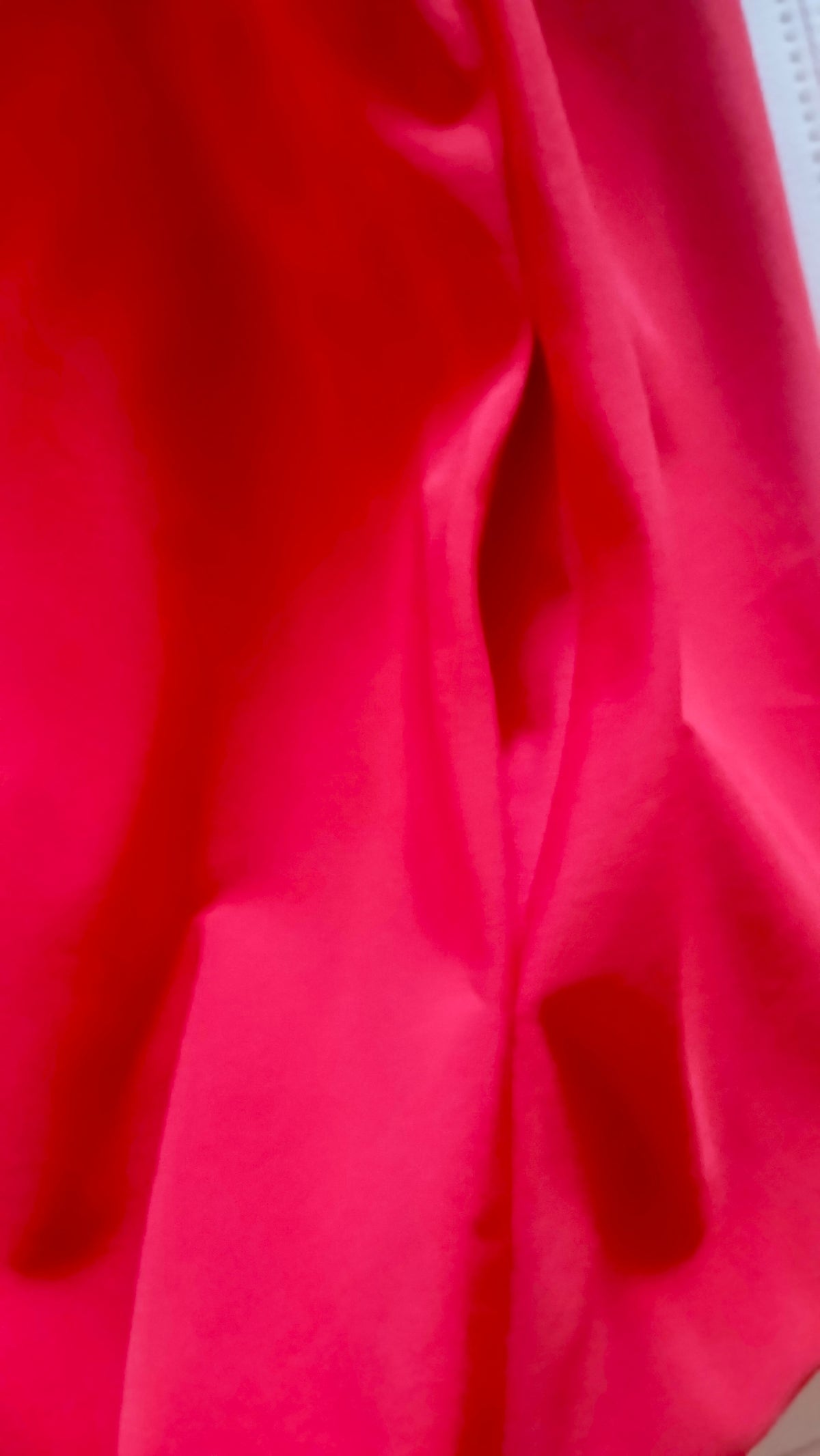 Zara Sleeveless Bubble-Hem Red Dress